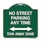 Signmission No Street Parking Anytime Tow Away Zone With Bidirectional Arrow, A-DES-GW-1818-23569 A-DES-GW-1818-23569 - alternate 1